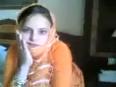 A stunning woman wearing a scarf takes a rod in her fresh, tidy cunt.
